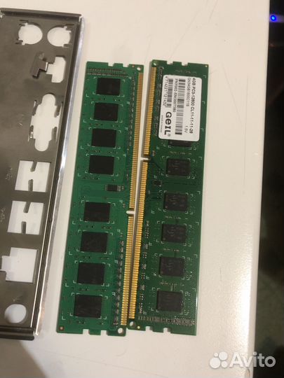 Комплект мать проц память