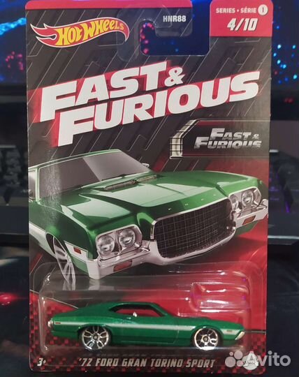 Hot wheels fast & furious Ford Grand Torino '72