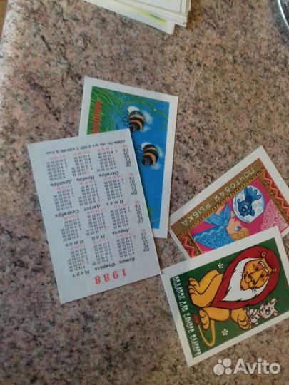 Календарики СССР