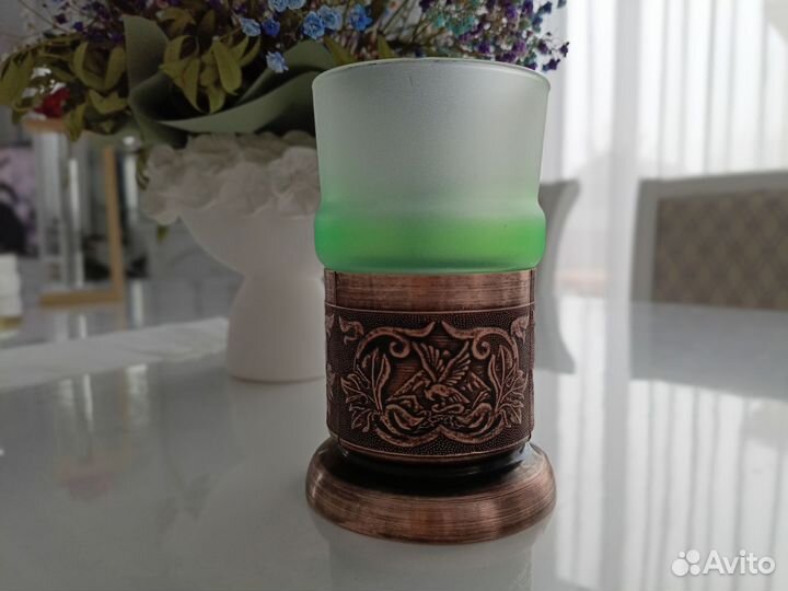 Стакан с подстаканником