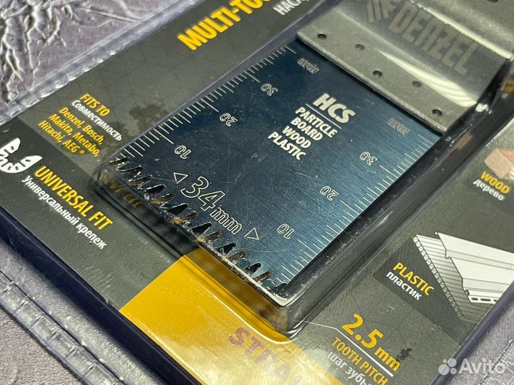 Насадка для реноватора 34 х 2,5 мм Denzel 782315