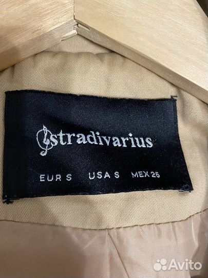 Плащ тренч stradivarius