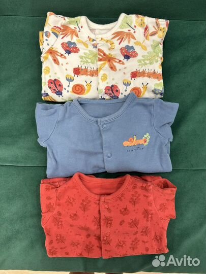 Комплект слипов Mothercare размер 62