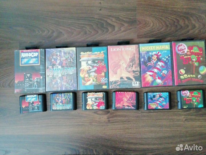 Картриджи 90-х годов sega mega drive2, бигбоксы
