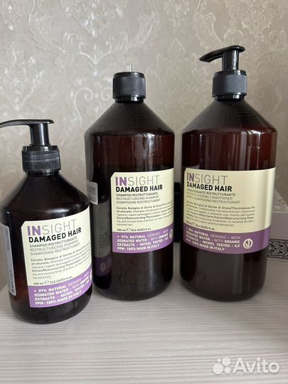 Шампуни кондиционеры стайлинг Insight Италия