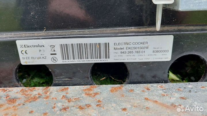 Электроплита стеклокерамическая Еlectrolux