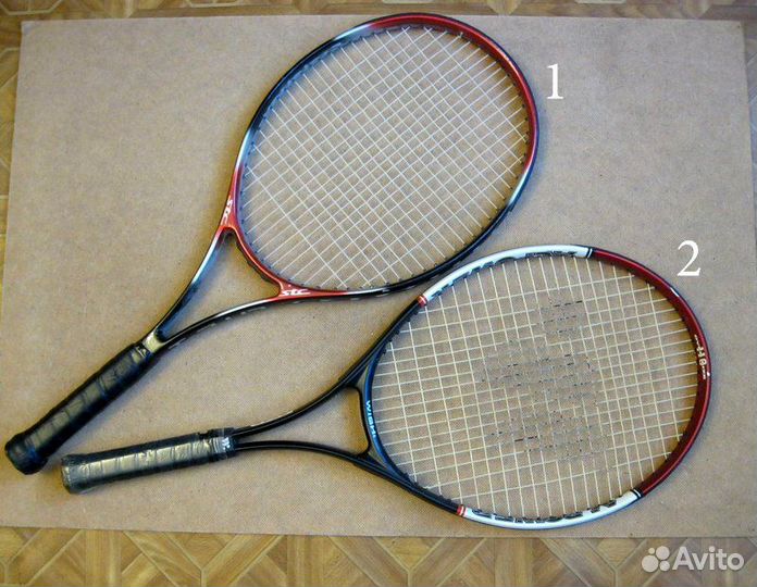 Ракетки для тенниса, бадминтона
