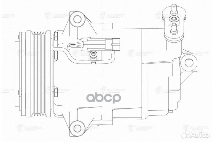 Компрессор кондиц. для а/м Opel Astra H (04)