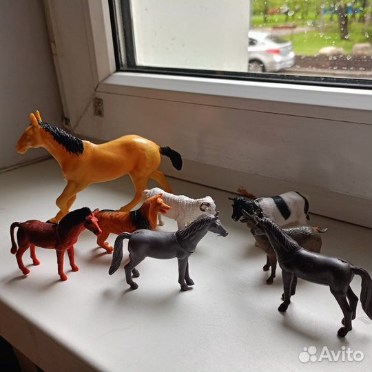 Игрушки рыбки и животные