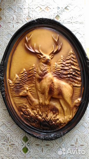 Пано гипсовое и блюдо