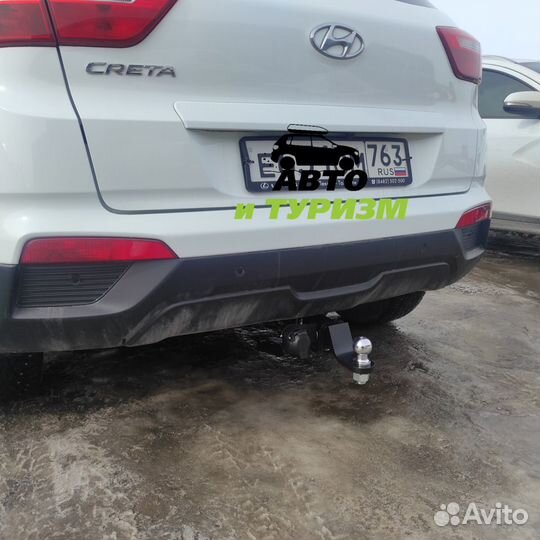 Быстросъемный фаркоп для Hyundai Creta. Установка