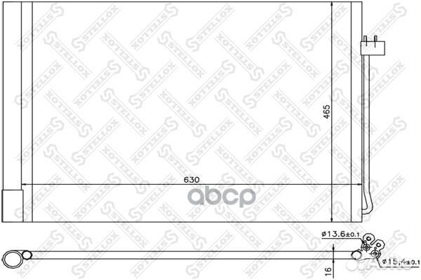 10-45078-SX NS940058 64536972553 радиатор к