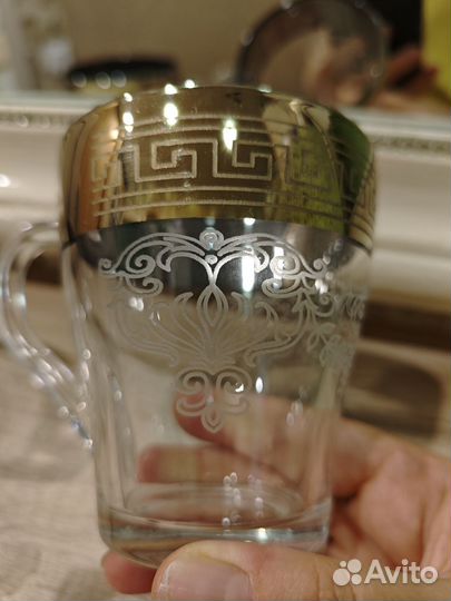 Набор кружек /бокалов/Гусь-Хрусталь