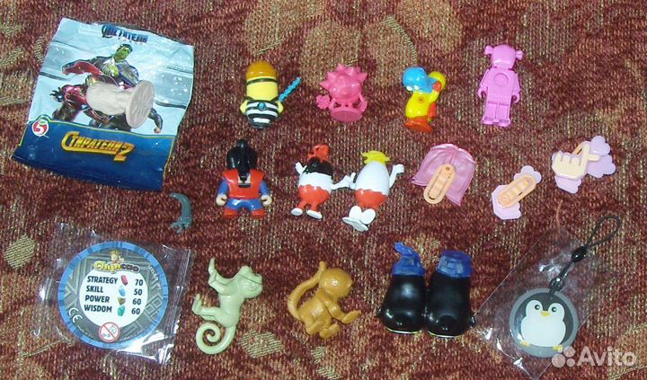 Игрушка мелкая из Магнита киндеры и другие игрушки