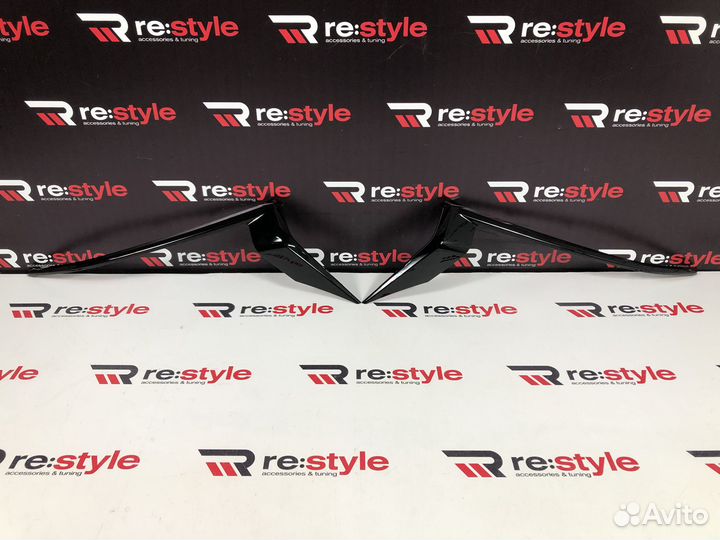 Ресницы фар Toyota Land Cruiser Prado 150 17+ Черн