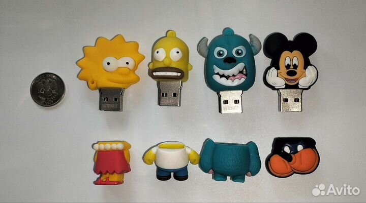 32 gb/ 8gb мультгерои USB флэшка(карта памяти)