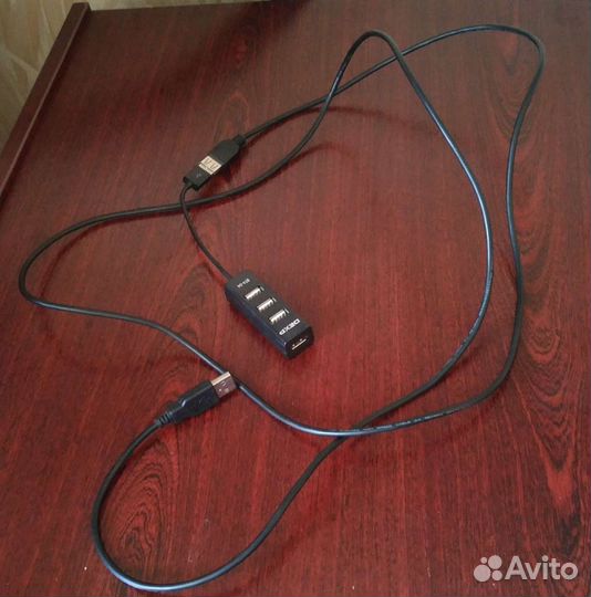 USB-разветвитель для флешки и устройства 4 порта