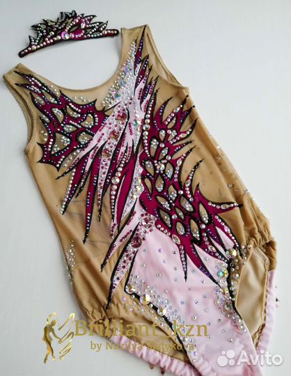 Купальник для художественной гимнастики р. 128-135