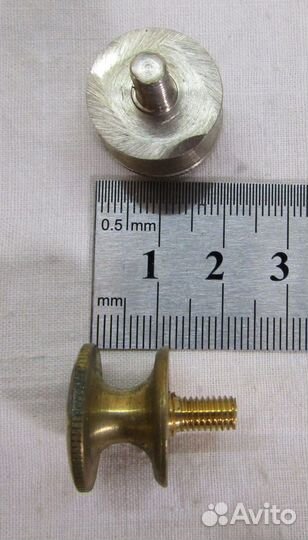 Ручка латунные мебельные №8329