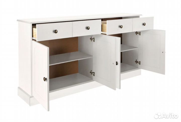 Комод белый из массива сосны Лиотто 4