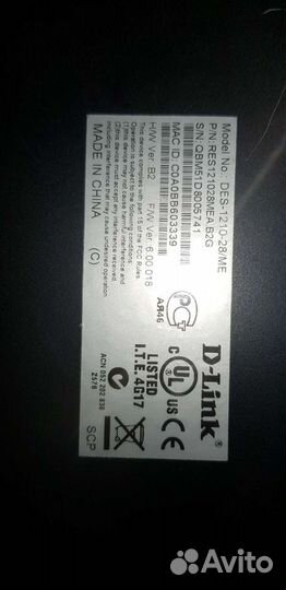 Коммутатор D-link DES-1210-28ME