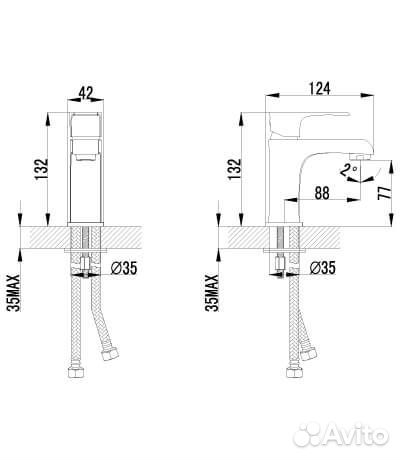 Смеситель Lemark Plus Factor LM1606C для раковины