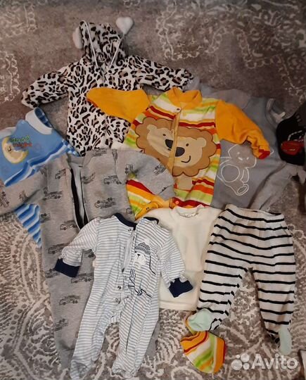 Вещи пакетом на мальчика от 6 до 12 месяцев