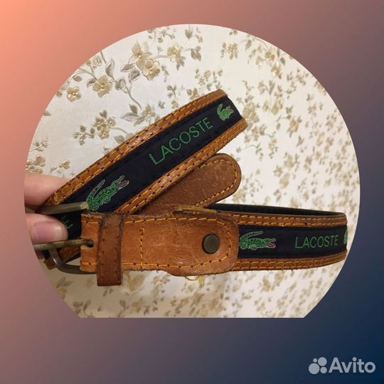 Ремень lacoste 90 см