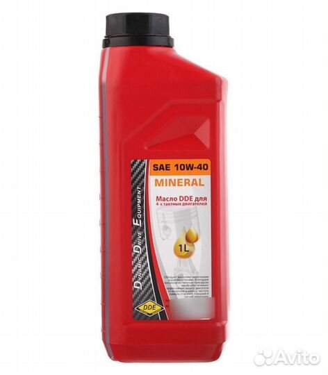 Масло для 4-тактных двигателей минеральное 1 л