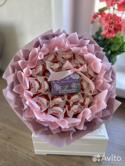 Вкусные, съедобные букеты для дам