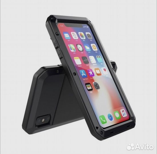 Бронированный противоударный чехол iPhone X / Xs