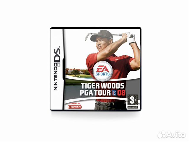 Tiger Woods PGA Tour 08, б/у, английский (DS)