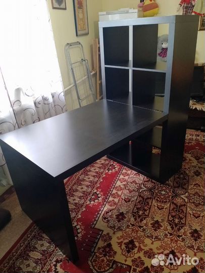 Письменный стол IKEA + стеллаж