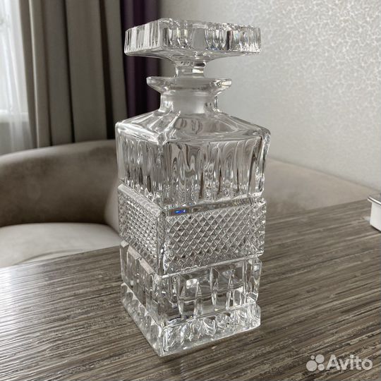 Графин (штоф) Богемия. Хрусталь