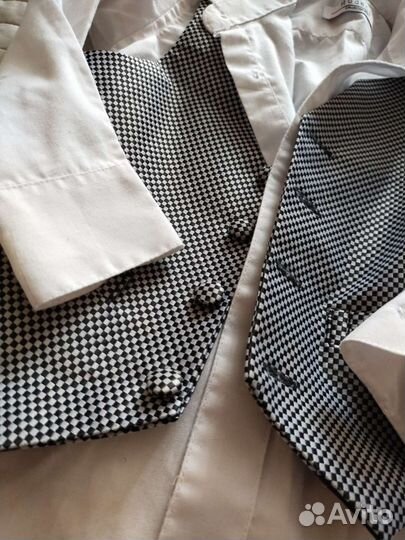 Рубашка детская с жилеткой 92/98