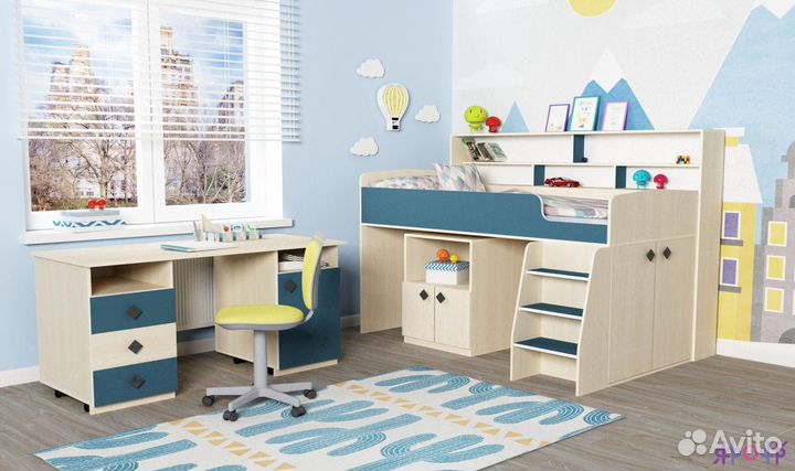 Детская кровать-чердак