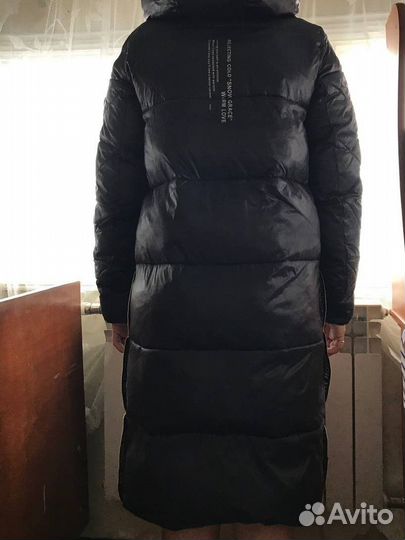Пуховик женский длинный 46 48 размер