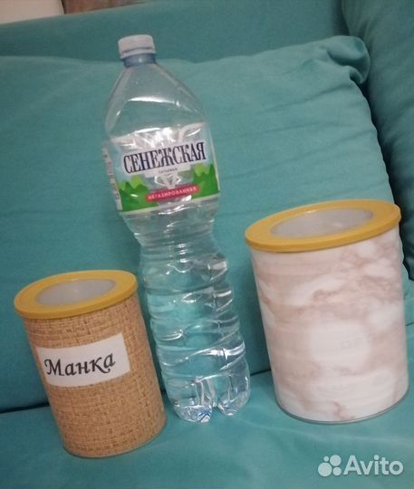 Банка жестяная, пластиковая, банка для круп