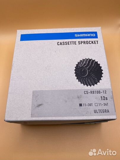 Кассета Shimano Ultegtra CS-R8100 11-30T - 12 скор