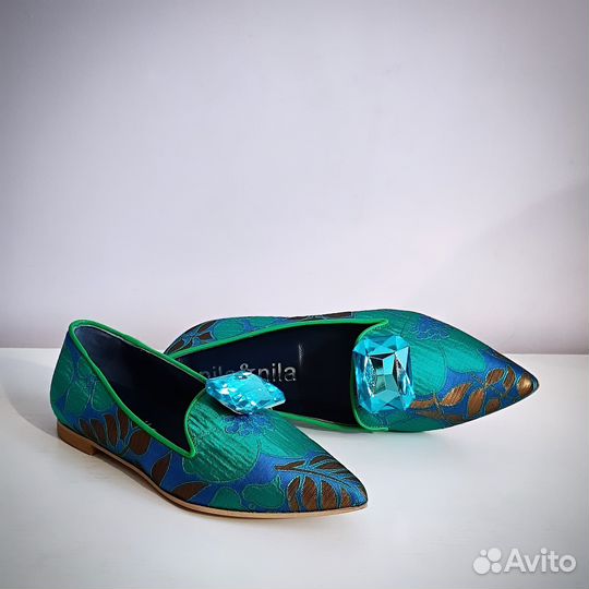 Балетки лоферы женские. Nila & Nila. Италия