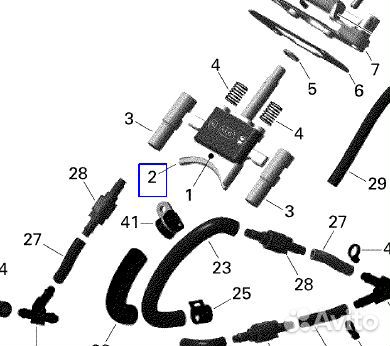 420854974 Лопатка rave клапана