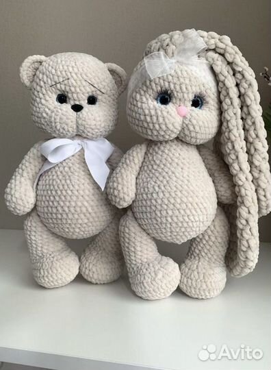 Вязаные игрушки ручной работы