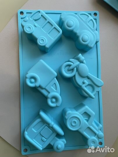 Формы силиконовые для выпечки, мыла