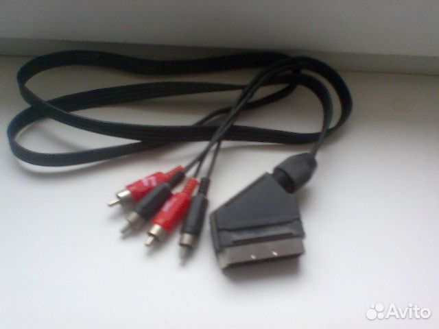 Кабель Scart-4 RCA