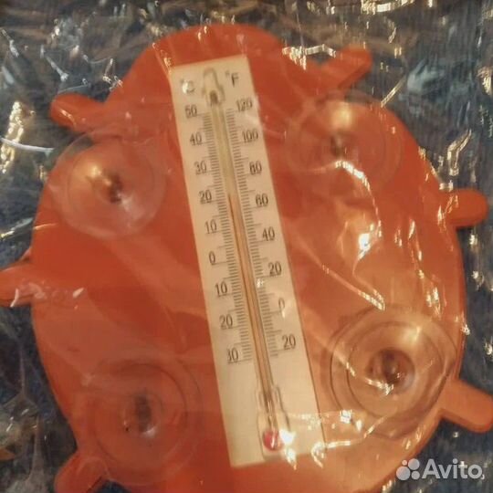 Уличный термометр божья коровка