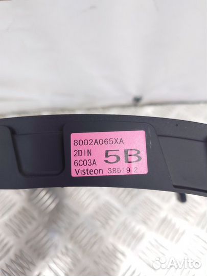 Рамка магнитолы Mitsubishi Outlander XL