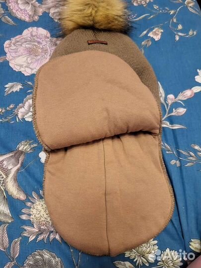 Шапка шлем зимняя