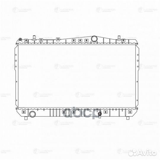 Радиатор охлаждения двигателя chevrolet rezzo 0