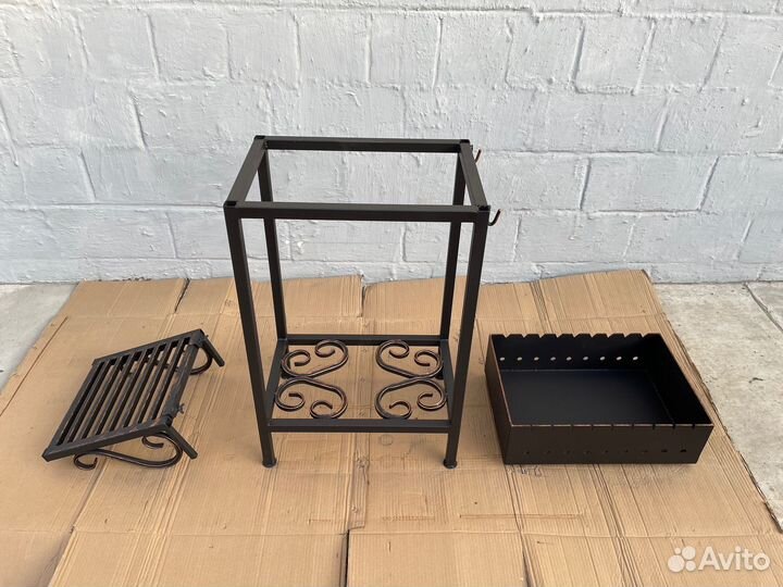 Мангал № 0019/3мм с полкой съемной