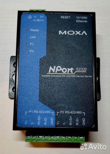 Новый преобразователь Moxa Nport 5232i ETH-RS485